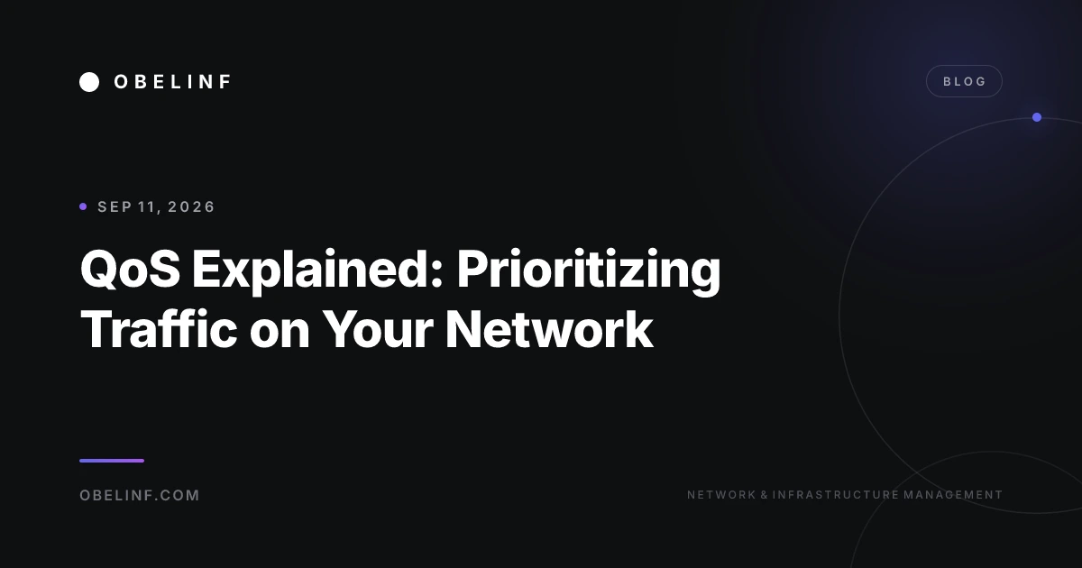 QoS Explained: Prioritizing Traffic on Your Network