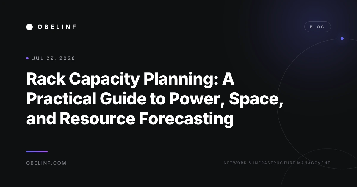 Rack capacity planning