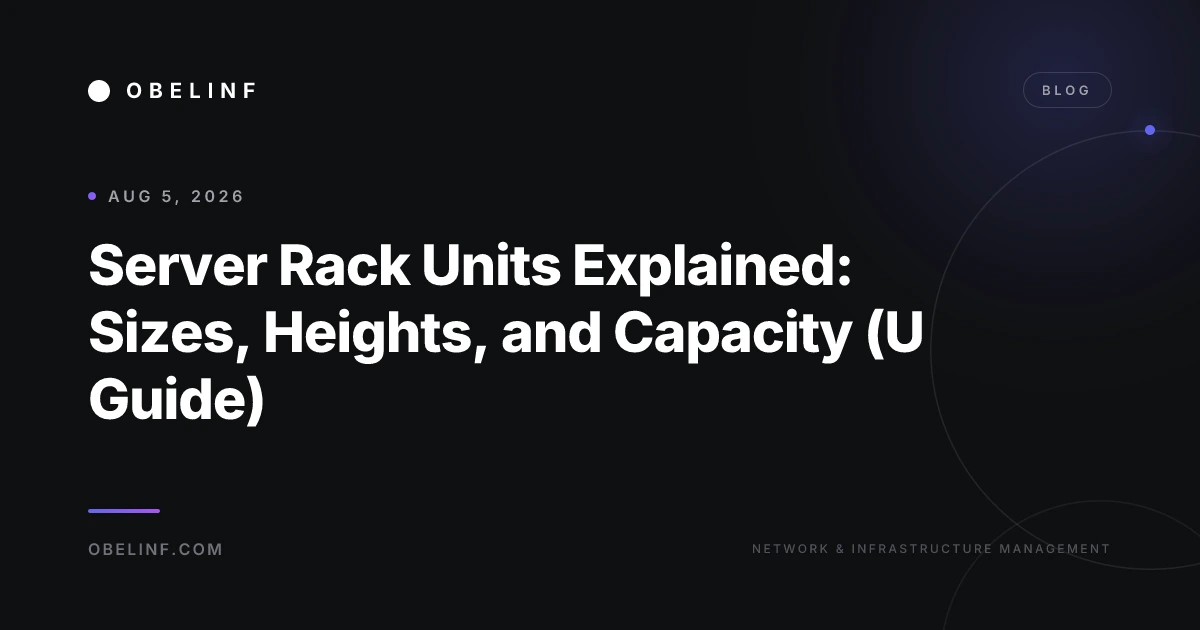 Server rack units, explained