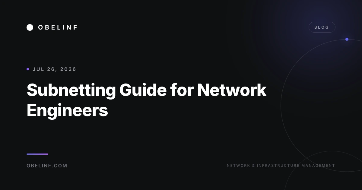 Subnetting Guide for Network Engineers